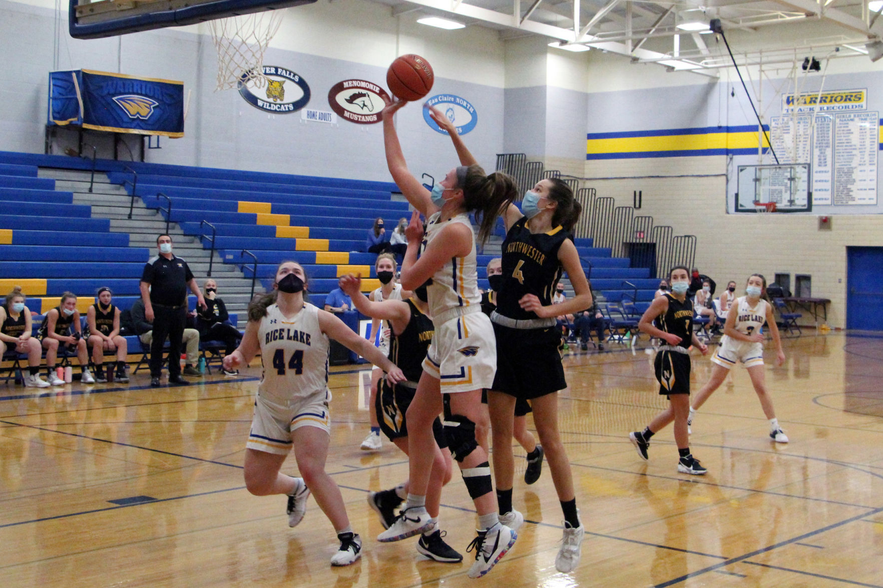 Rice Lake girls basketball vs. Northwestern 12-30-20